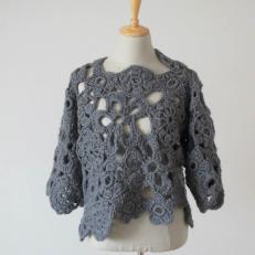Crochet Lace Sweater No.14 | Erika Knight Pattern