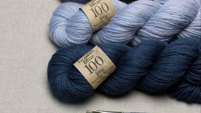 British Blue 100 Yarn