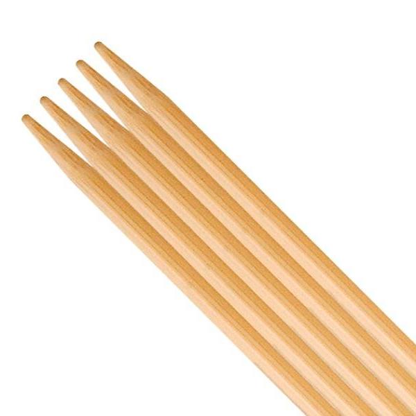 Strumpfstricknadeln - Bambus | Länge: 15 cm
